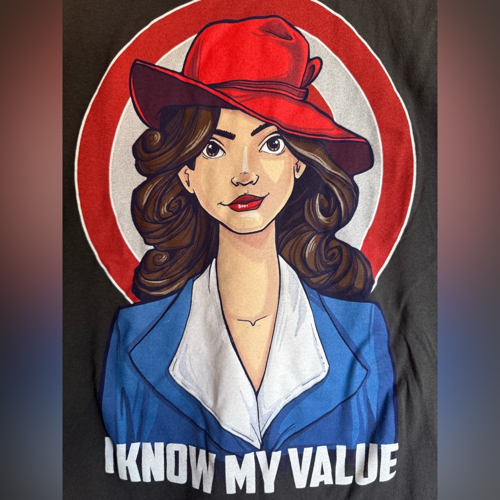 Marvel/Peggy Carter T-Shirt XL - Picture 2 of 4